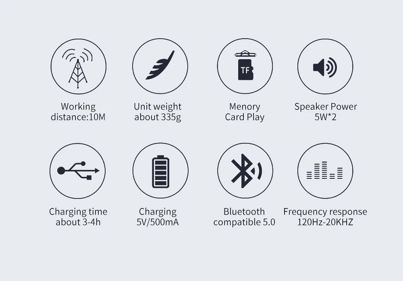 Tg117 alto-falante bluetooth portátil verdadeira caixa de som sem fio à prova dwireless água alto-falante estéreo ao ar livre surround suporta rádio tf