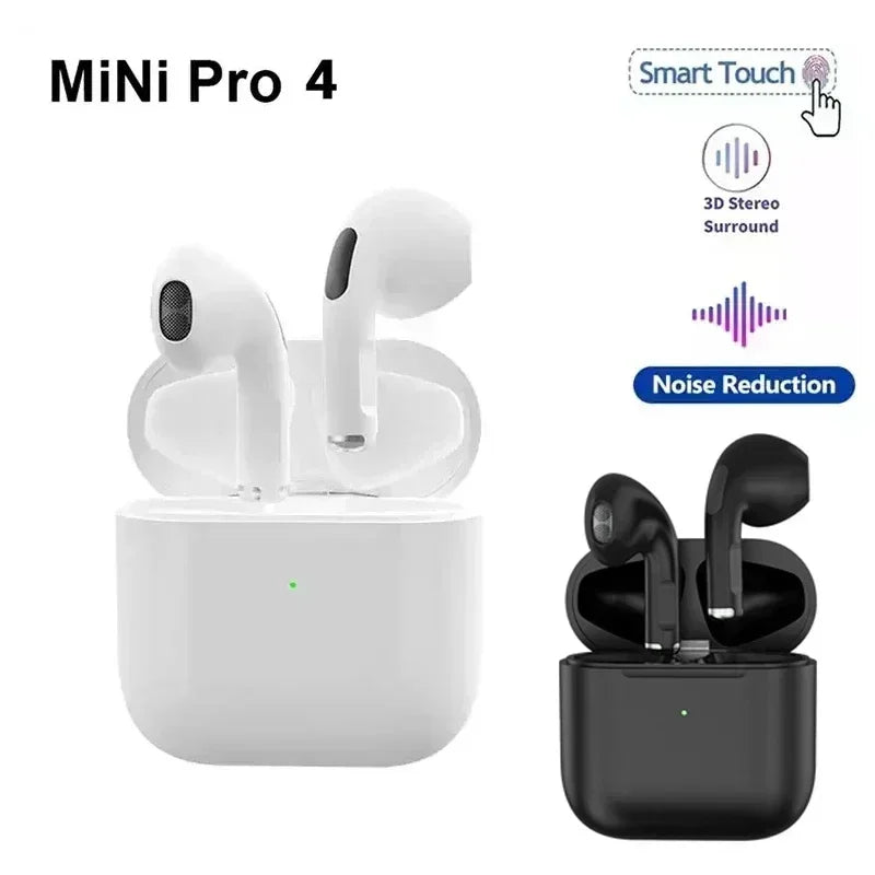 2024 ar pro 4 tws sem fio bluetooth fones de ouvido mini earpone fone para pc android apple iphone acessórios